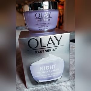 Olay, Regenerist, Night Recovery Cream Fragrance-Free, 1.7 oz (48 g)